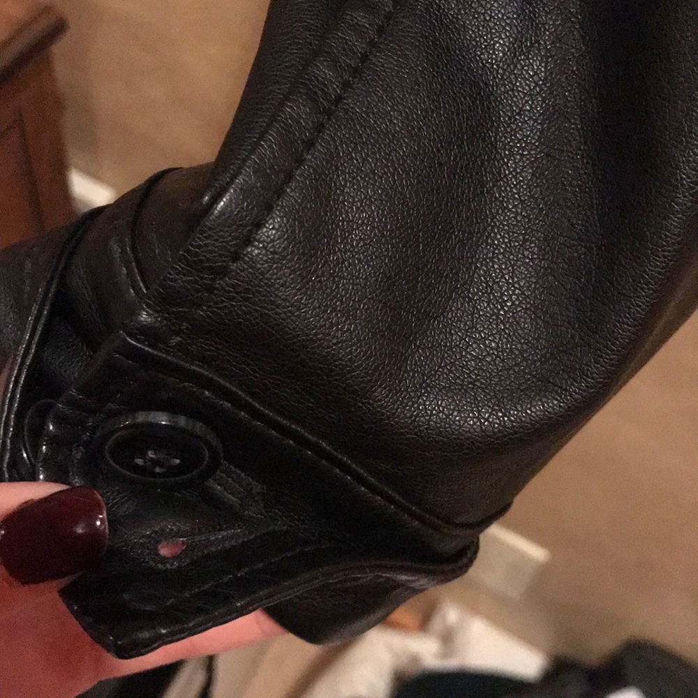 Black Rivet leather jacket - Picture 4 of 5